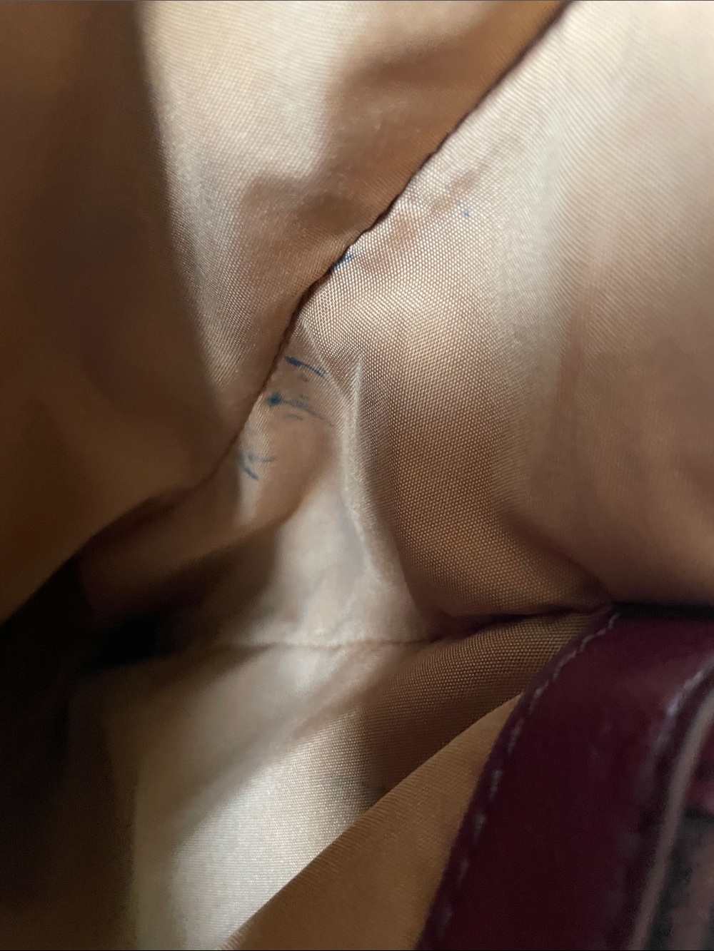 Fossil Wine Quilted Leather Shoulder Tote - Picture 6 of 11